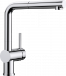 Plautuvės mai&scaron;ytuvas su i&scaron;traukiama žarna Blanco Linus-S 512402, chromas