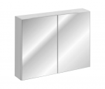 Vonios spintelė su veidrodžiu Comad LEONARDO WHITE 84-90-B-2D