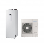 SAMSUNG oras-vanduo 9.0/8.7 kW SPLIT &scaron;ilumos siurblio KOMPLEKTAS (trifazis, su 260 l tūriniu &scaron;ildytuvu), NORDIC serija