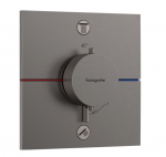 Potinkinis termostatinis mai&scaron;ytuvas Hansgrohe ShowerSelect Comfort E, 15572340, &scaron;lifuoto juodo chromo
