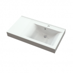 Praustuvas BLU LYRA, 900x500 mm, dubuo kairėje