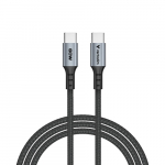 Verbatim 31845 Sync & Charge Kabelis USB-C į USB-C 60W 480Mbps 120cm, Pilka/Juoda