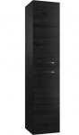 Ūkinė spintelė Kame Gama, TU/35-2/1, 35 cm, Juodas ąžuolas