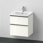 Spintelė su praustuvu Duravit D-Neo DE0147022220000, balta blizgi, 600&times;480 mm