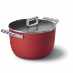 Indukcinis puodas su dangčiu SMEG CKFC2611RDM