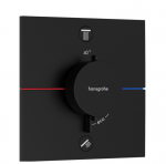 Potinkinis termostatinis mai&scaron;ytuvas Hansgrohe ShowerSelect Comfort E, 15572670, juodas matinis