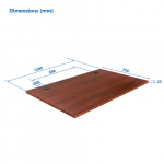 Stalvir&scaron;is (LMDP) Up Up, tamsaus rie&scaron;uto 1200x750x25mm