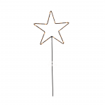 LED dekoracija "Žvaigždė", &scaron;ilta balta