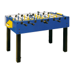 Futbolo stalas Garlando G-100 mėlynas, teleskopiniai strypai