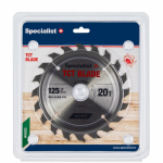 SPECIALIST+ pjovimo diskas, 125x20Tx22 mm
