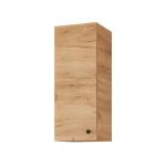 Pakabinama vonios spintelė su vienom durelėm Riva UV32-11, Gold Craft Oak