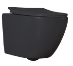 Klozetas pakabinamas FOCUS NERO 391C RIMLESS