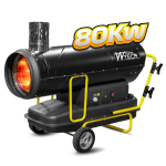 Dyzelinis &scaron;ildytuvas Warmtech, 80 kW