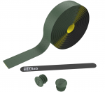 SQB Gravel Handlebar Tape 714, black/green, vairo juosta