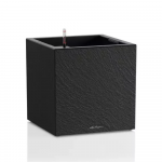 Žemas vazonas Lechuza CANTO Slatestone 40, 15951, tamsiai pilkas