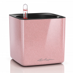 Vazonas su savaiminio drėkinimo sistema LECHUZA Cube Glossy Kiss 14 cream highgloss, 13515
