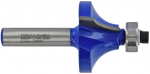Quarter round cutter with ball bearing, 29x8 mm, 8mm shank