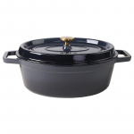 Ovalus emaliuotas ketaus puodas ZY040DGKI, 7,8 l