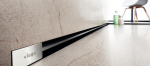 Sieninis pjaustomas pažemintas du&scaron;o latakas nuo 30 iki 120 cm Viega Advantix Vario 736736+736583 (su juodomis grotelėmis)