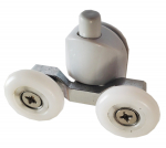 Ratukas du&scaron;o kabinos durims plastikinis apatinis 23mm dvigubas