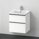 Spintelė su praustuvu Duravit D-Neo DE0147018180000, balta matinė, 600&times;480 mm