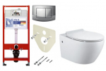 Potinkinis WC komplektas BATHCO ESTORIL RIMLESS + TECE AMBIA 9400005 + 4553
