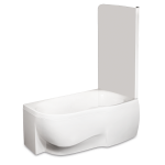 Priekinis panelis kampinei akrilinei voniai PAA Mambo