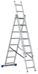 Trijų dalių kopėčios G21 6390383, 5,1m 3x8 pakopos