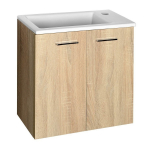 Vonios spintelė Aqualine Zoja su praustuvu, 51047DP+9050