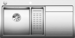 Plautuvė Blanco DIVON II 6 S-IF 521661 (su ekscentriniu ventiliu) dubuo kairėje