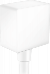 Jungtis potinkiniam du&scaron;ui Hansgrohe FixFit Square 26455700, baltas matinis