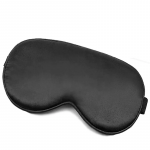 Akių kaukė miegui WAYA Silk EM-SLK06, juoda