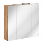 Vonios spintelė su veidrodžiu Comad CAPRI OAK 843A FSC