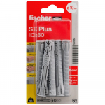 FISCHER kai&scaron;čiai SX Plus, 10x80 mm, 6 vnt.