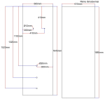 Du&scaron;o kabinos galinis stiklas 565x1645 juodas 2006