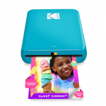 Kodak STEP Momentinis mobilus nuotraukų spausdintuvas spalvotas ZINK 2x3'' 1 ppm, Bluetooth, Mėlyna