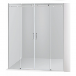 Du&scaron;o durys Baltijos Brasta Gabija Plius Soft 150 cm, skaidrus stiklas