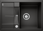 Virtuvinė plautuvė su nutekėjimo jungikliu Blanco METRA 45 S Compact 525913, juoda