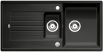 Akmens masės plautuvė BLANCO ZIA 6 S 514740, antracito (su ekcentriniu ventiliu)