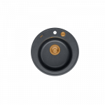 Plautuvė Quadron MORGAN 210, HB8301U8-C1_P2O, juodas deimantas