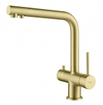 Plautuvės mai&scaron;ytuvas Blue Water CRYSTAL, su jungtimi filtruotam ir mineralizuotam vandeniui, senovinio žalvario spalvos