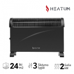Konvekcinis &scaron;ildytuvas (elektrinis radiatorius) Heatum THERMA H2000 Juodas