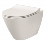 Klozetas pakabinamas Cersanit 743 WHB su lėtu dangčiu