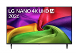 Televizorius LG NANO 4K UHD AI NU80, 2026, 43NU800B3LC