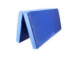 Sulankstomas gimnastikos čiužinys SANRO 100x100x8 cm, mėlynas, 01259