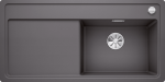 Plautuvė Blanco ZENAR XL 6 S-F 523903, akmens pilka (su ekscentriniu ventiliu), dubuo de&scaron;inėje