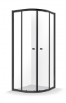 Du&scaron;o kabina Baltijos Brasta FRIDA 900x900x1900, juoda