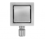 Linijinis nutekėjimas REA NEO 120x120, &scaron;lifuoto nikelio