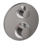 Potinkinis termostatinis mai&scaron;ytuvas Hansgrohe Ecostat S, 15758340, &scaron;lifuoto juodo chromo