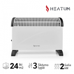 Konvekcinis &scaron;ildytuvas (elektrinis radiatorius) Heatum THERMA H2000 Baltas